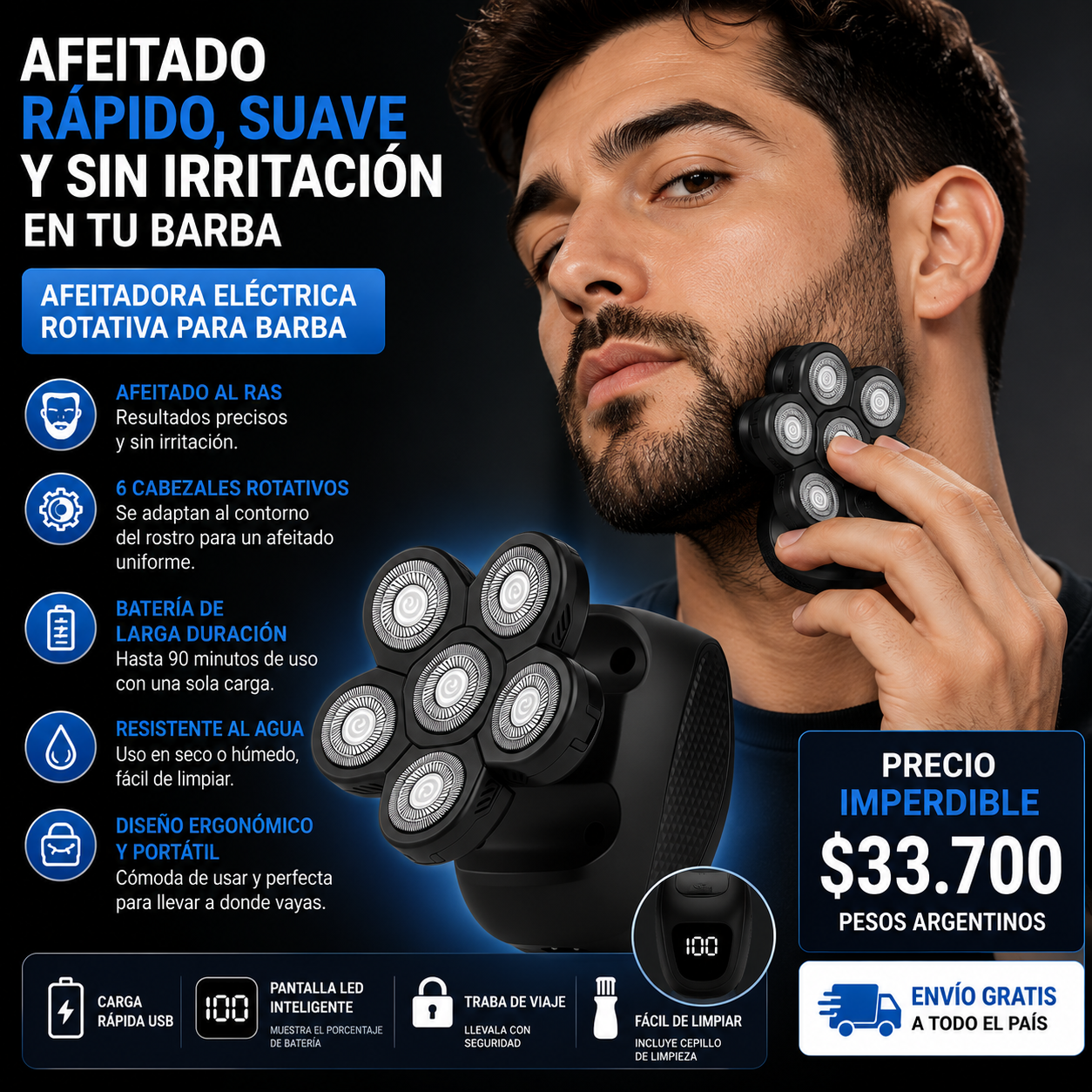 Afeitadora Electrica Rotativa for Calvo
